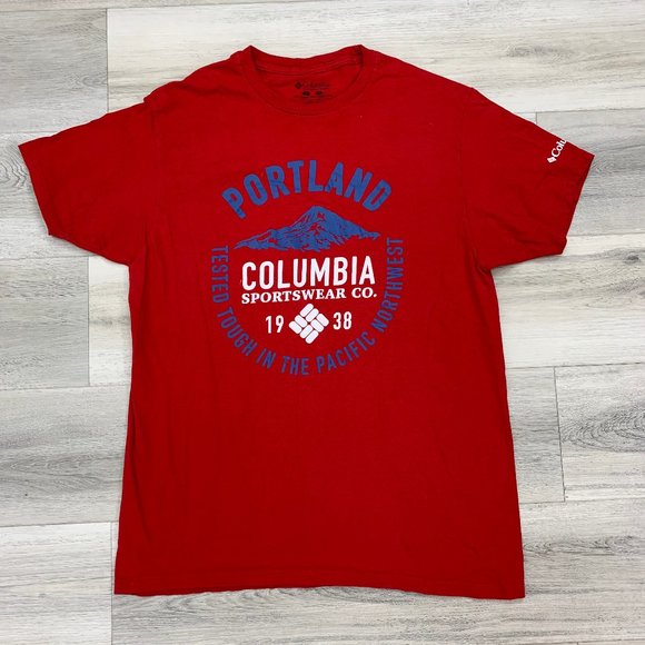 Columbia Other - Mens Columbia Portland T-Shirt Size Large Red